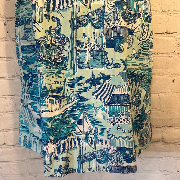 Lilly Pulitzer beachside themed sundress - Picture 3 of 11